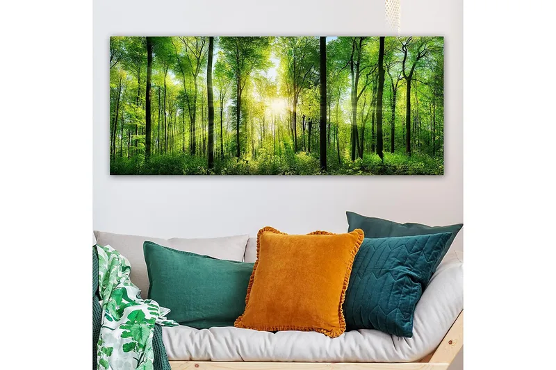 Canvasbilde YTY Landscape & Nature Flerfarget - 120x50 cm - Innredning - Bilder & kunst - Lerretsbilder