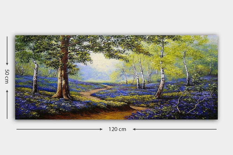 Canvasbilde YTY Landscape & Nature Flerfarget - 120x50 cm - Innredning - Bilder & kunst - Lerretsbilder