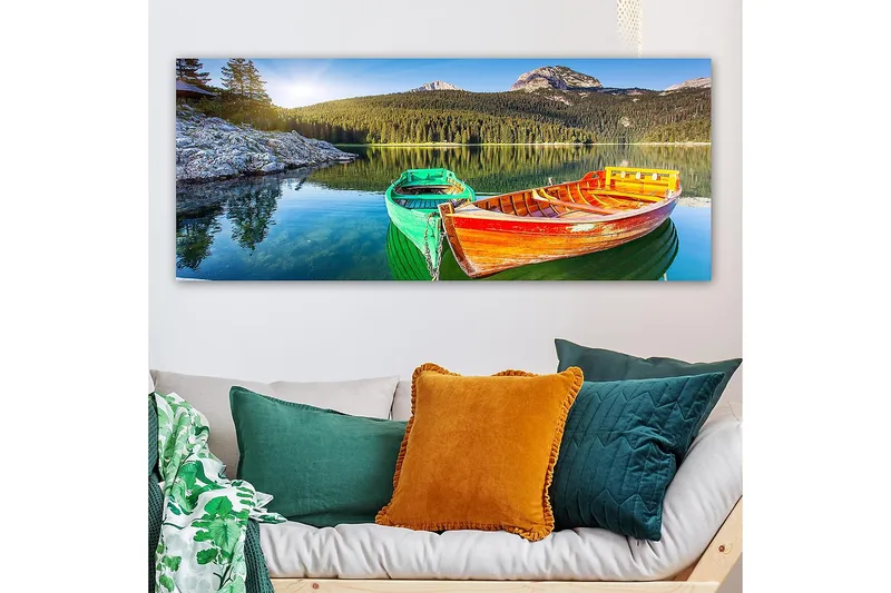 Canvasbilde YTY Landscape & Nature Flerfarget - 120x50 cm - Innredning - Bilder & kunst - Lerretsbilder