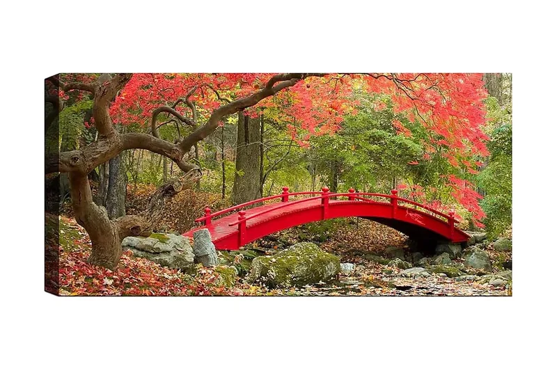 Canvasbilde YTY Landscape & Nature Flerfarget, 120x50 cm