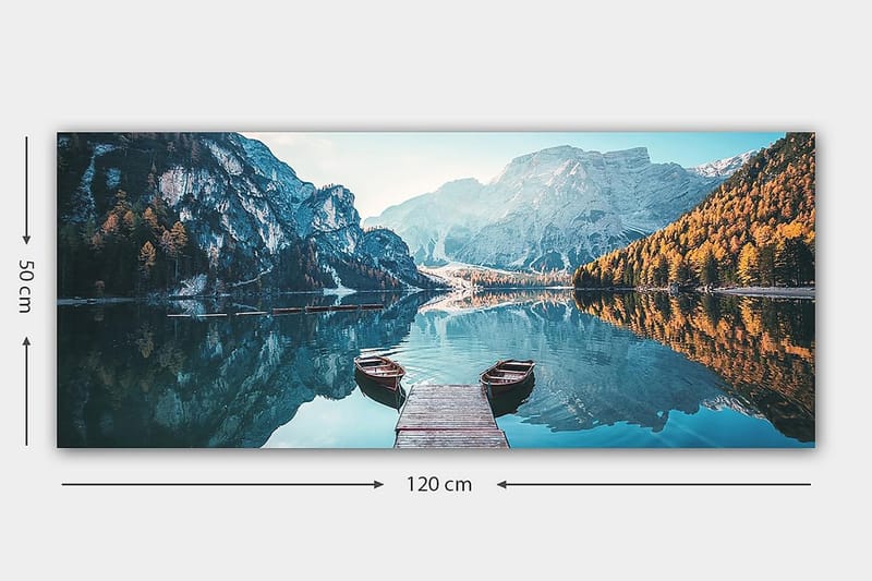Canvasbilde YTY Landscape & Nature Flerfarget - 120x50 cm - Innredning - Bilder & kunst - Lerretsbilder
