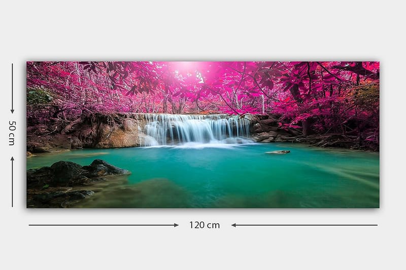 Canvasbilde YTY Landscape & Nature Flerfarget - 120x50 cm - Innredning - Bilder & kunst - Lerretsbilder