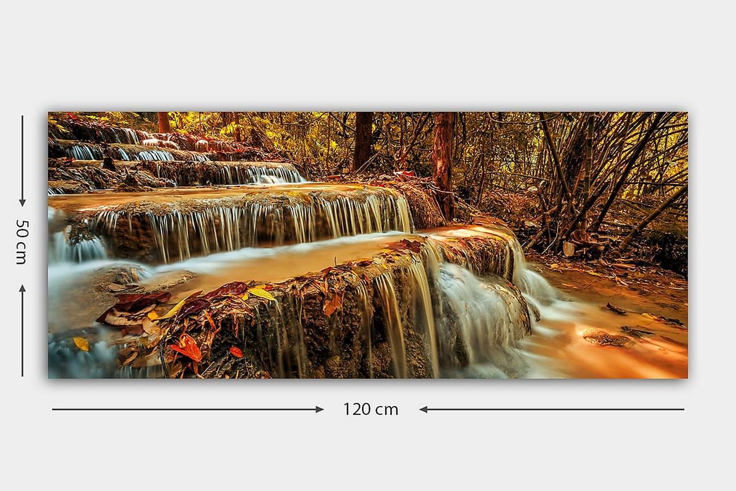Canvasbilde YTY Landscape & Nature Flerfarget - 120x50 cm - Innredning - Bilder & kunst - Lerretsbilder