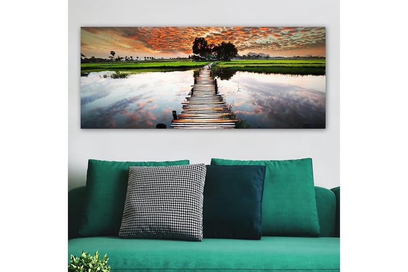 Canvasbilde YTY Landscape & Nature Flerfarget - 120x50 cm - Innredning - Bilder & kunst - Lerretsbilder