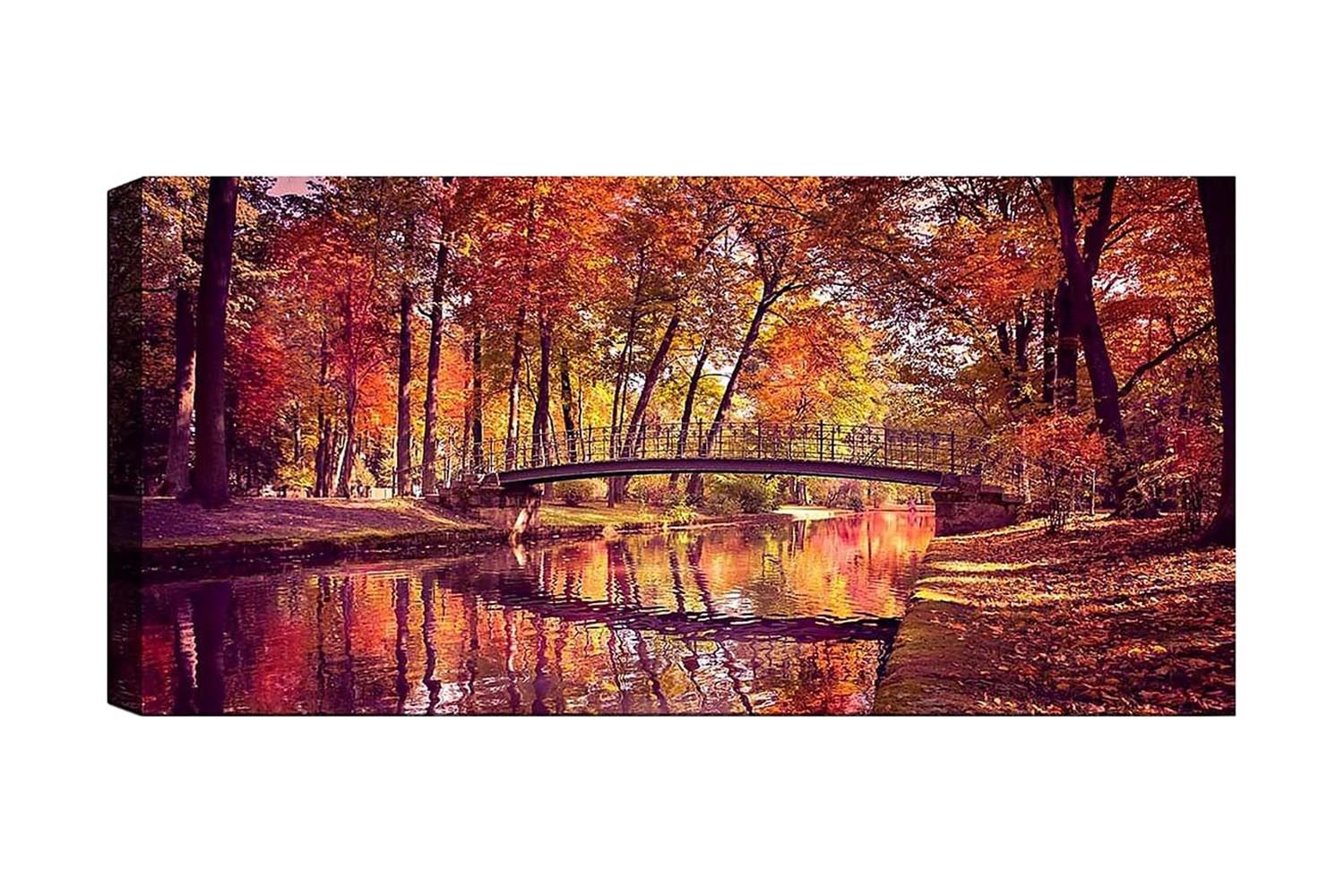 Canvasbilde YTY Landscape & Nature Flerfarget - 120x50 cm - Innredning - Bilder & kunst - Lerretsbilder
