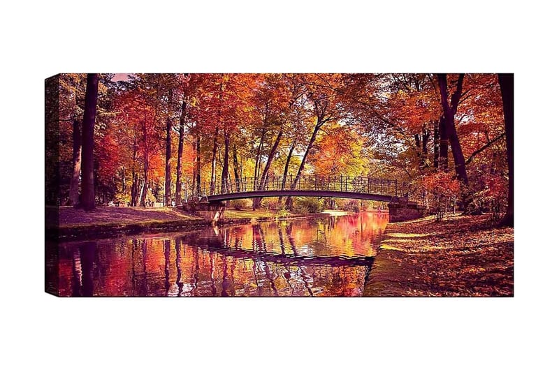Canvasbilde YTY Landscape & Nature Flerfarget - 120x50 cm - Innredning - Bilder & kunst - Lerretsbilder