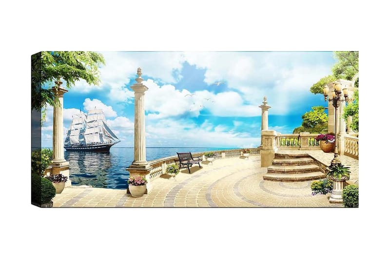 Canvasbilde YTY Landscape & Nature Flerfarget - 120x50 cm - Innredning - Bilder & kunst - Lerretsbilder