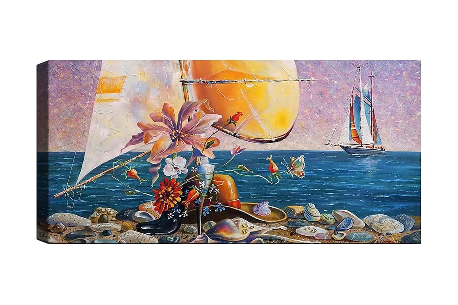 Canvasbilde YTY Landscape & Nature Flerfarget - 120x50 cm - Innredning - Bilder & kunst - Lerretsbilder