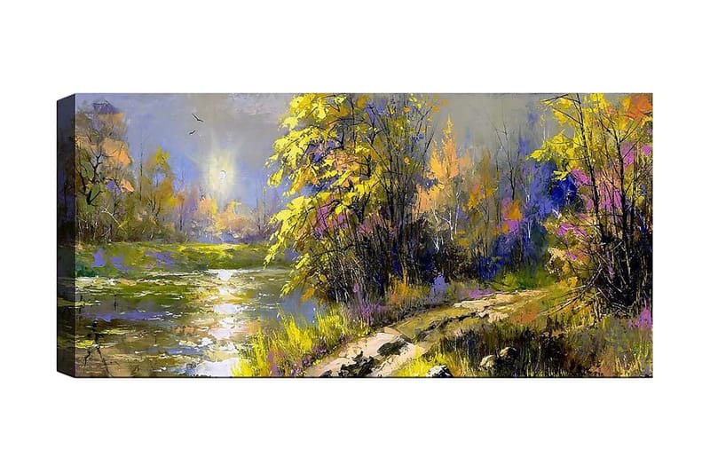 Canvasbilde YTY Landscape & Nature Flerfarget - 120x50 cm - Innredning - Bilder & kunst - Lerretsbilder