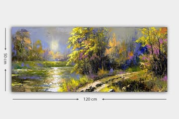 Canvasbilde YTY Landscape & Nature Flerfarget - 120x50 cm - Innredning - Bilder & kunst - Lerretsbilder