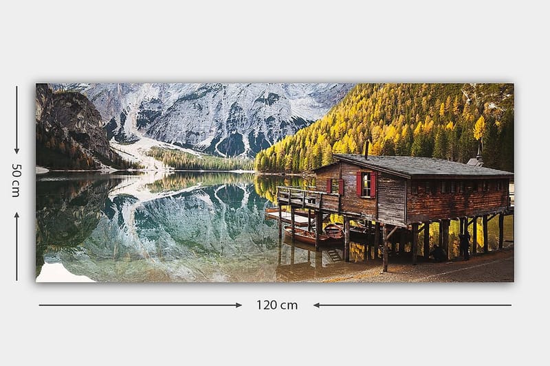 Canvasbilde YTY Landscape & Nature Flerfarget - 120x50 cm - Innredning - Bilder & kunst - Lerretsbilder