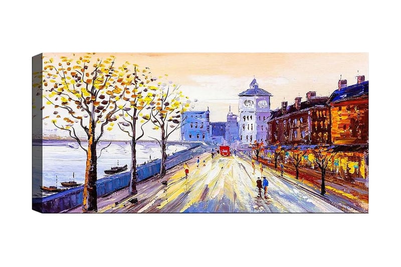Canvasbilde YTY Landscape & Nature Flerfarget - 120x50 cm - Innredning - Bilder & kunst - Lerretsbilder