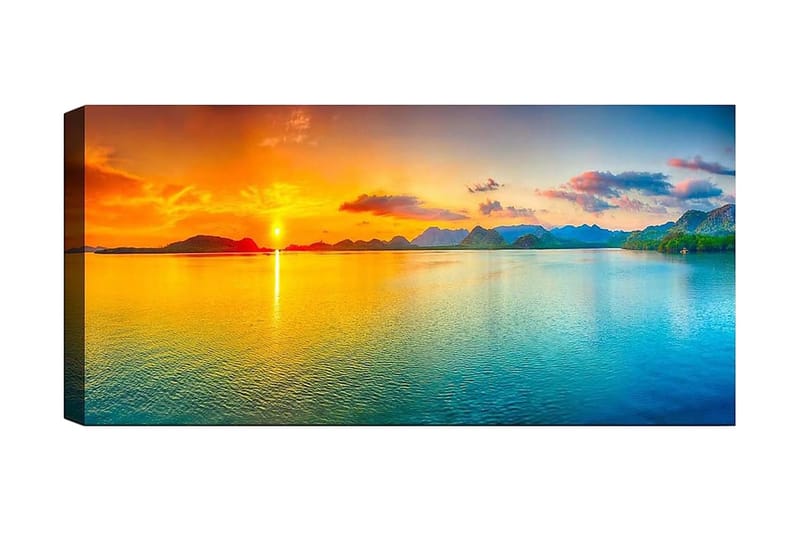 Canvasbilde YTY Landscape & Nature Flerfarget - 120x50 cm - Innredning - Bilder & kunst - Lerretsbilder