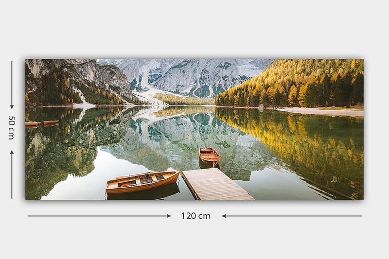 Canvasbilde YTY Landscape & Nature Flerfarget - 120x50 cm - Innredning - Bilder & kunst - Lerretsbilder