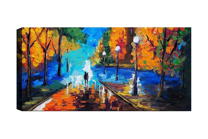 Canvasbilde YTY Landscape & Nature Flerfarget - 120x50 cm - Innredning - Bilder & kunst - Lerretsbilder