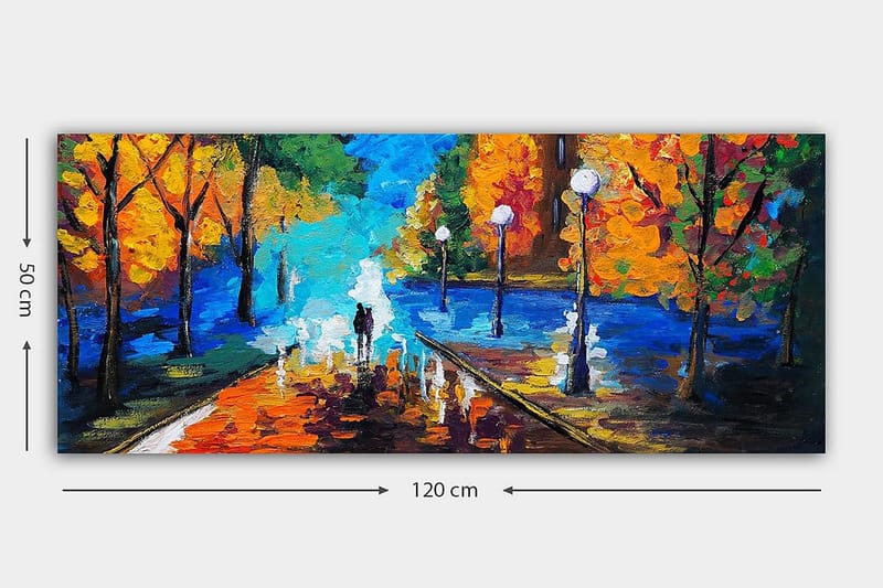 Canvasbilde YTY Landscape & Nature Flerfarget - 120x50 cm - Innredning - Bilder & kunst - Lerretsbilder