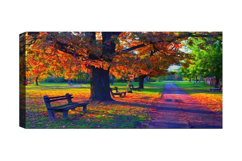 Canvasbilde YTY Landscape & Nature Flerfarget - 120x50 cm - Innredning - Bilder & kunst - Lerretsbilder