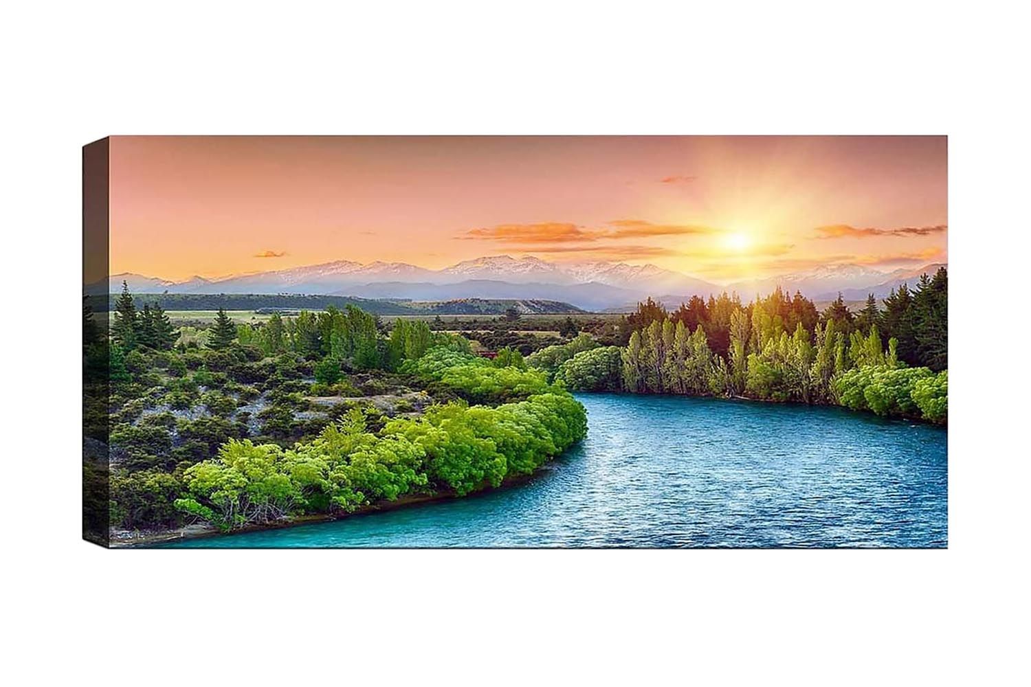 Canvasbilde YTY Landscape & Nature Flerfarget - 120x50 cm - Innredning - Bilder & kunst - Lerretsbilder