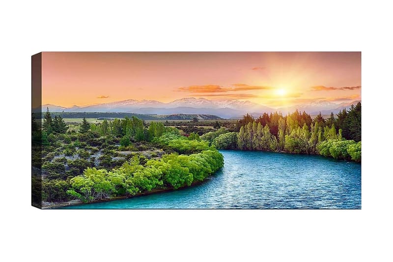 Canvasbilde YTY Landscape & Nature Flerfarget - 120x50 cm - Innredning - Bilder & kunst - Lerretsbilder