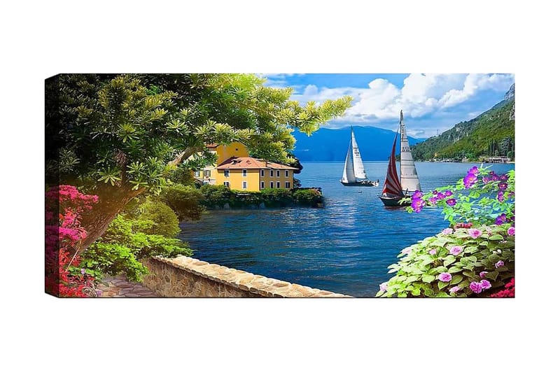 Canvasbilde YTY Landscape & Nature Flerfarget - 120x50 cm - Innredning - Bilder & kunst - Lerretsbilder