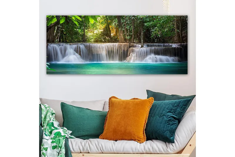 Canvasbilde YTY Landscape & Nature Flerfarget - 120x50 cm - Innredning - Bilder & kunst - Lerretsbilder