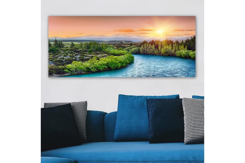 Canvasbilde YTY Landscape & Nature Flerfarget - 120x50 cm - Innredning - Bilder & kunst - Lerretsbilder