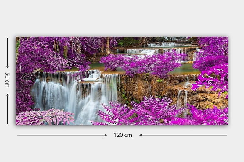 Canvasbilde YTY Landscape & Nature Flerfarget - 120x50 cm - Innredning - Bilder & kunst - Lerretsbilder