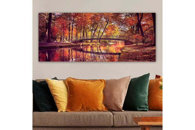Canvasbilde YTY Landscape & Nature Flerfarget - 120x50 cm - Innredning - Bilder & kunst - Lerretsbilder