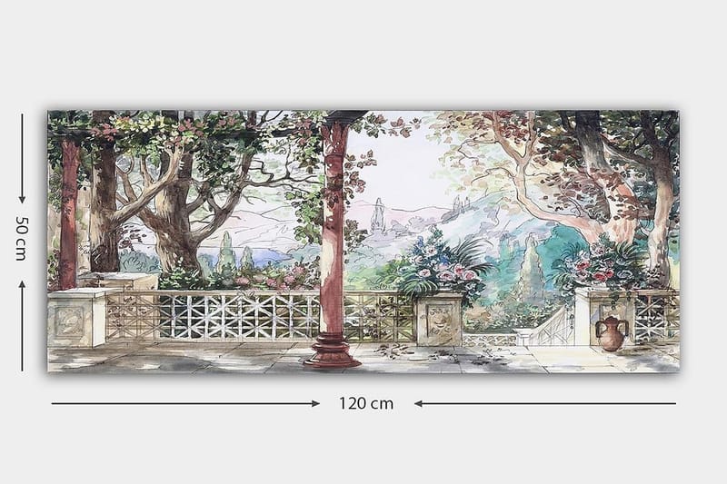 Canvasbilde YTY Landscape & Nature Flerfarget - 120x50 cm - Innredning - Bilder & kunst - Lerretsbilder