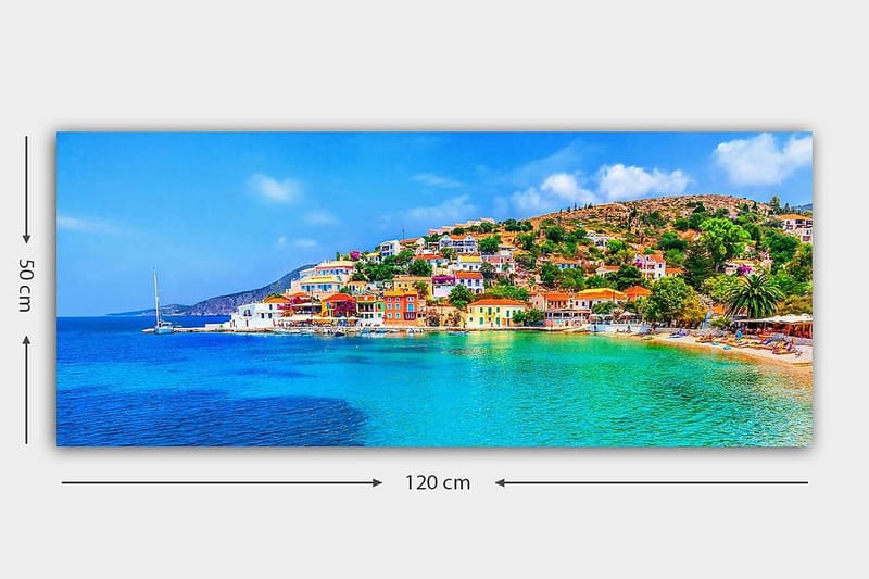 Canvasbilde YTY Landscape & Nature Flerfarget - 120x50 cm - Innredning - Bilder & kunst - Lerretsbilder