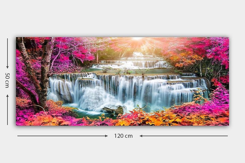 Canvasbilde YTY Landscape & Nature Flerfarget - 120x50 cm - Innredning - Bilder & kunst - Lerretsbilder