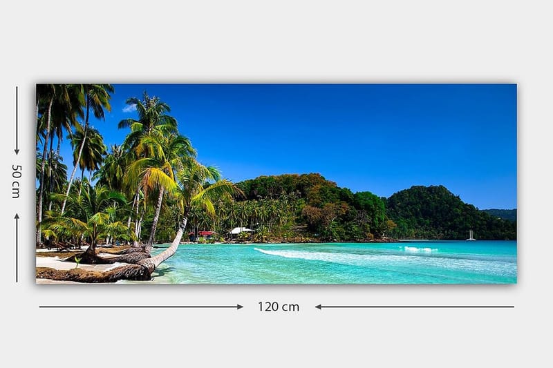 Canvasbilde YTY Landscape & Nature Flerfarget - 120x50 cm - Innredning - Bilder & kunst - Lerretsbilder