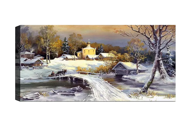 Canvasbilde YTY Landscape & Nature Flerfarget, 120x50 cm