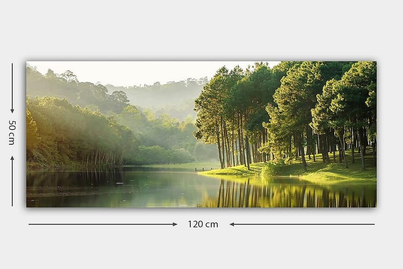 Canvasbilde YTY Landscape & Nature Flerfarget - 120x50 cm - Innredning - Bilder & kunst - Lerretsbilder