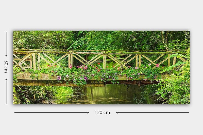 Canvasbilde YTY Landscape & Nature Flerfarget - 120x50 cm - Innredning - Bilder & kunst - Lerretsbilder