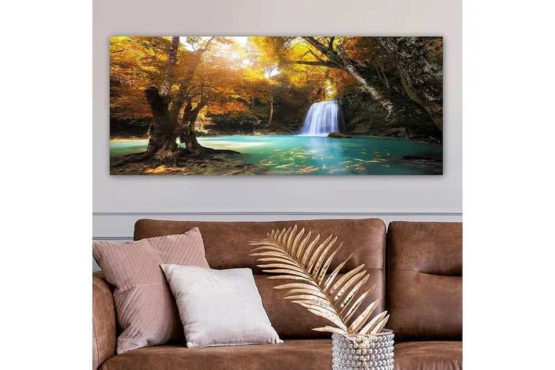 Canvasbilde YTY Landscape & Nature Flerfarget - 120x50 cm - Innredning - Bilder & kunst - Lerretsbilder