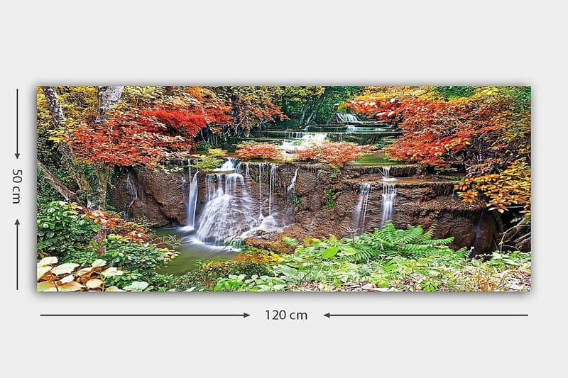 Canvasbilde YTY Landscape & Nature Flerfarget - 120x50 cm - Innredning - Bilder & kunst - Lerretsbilder