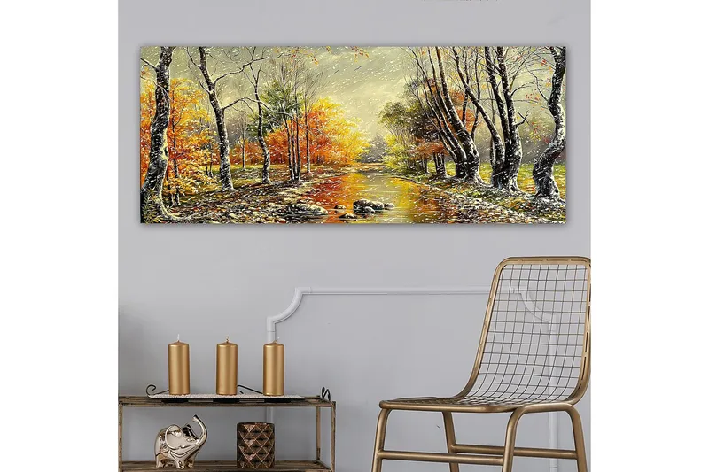 Canvasbilde YTY Landscape & Nature Flerfarget - 120x50 cm - Innredning - Bilder & kunst - Lerretsbilder