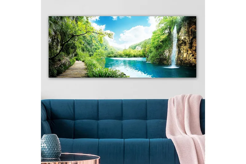 Canvasbilde YTY Landscape & Nature Flerfarget - 120x50 cm - Innredning - Bilder & kunst - Lerretsbilder