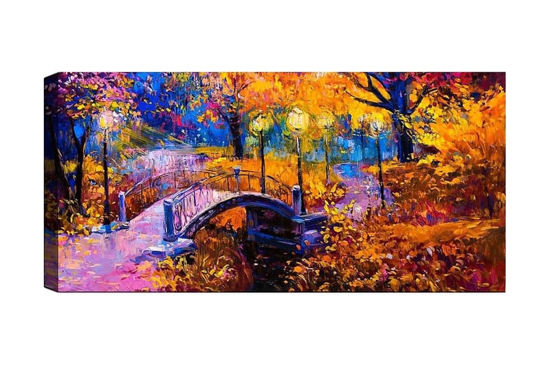 Canvasbilde YTY Landscape & Nature Flerfarget, 120x50 cm