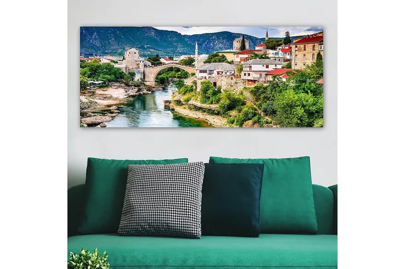 Canvasbilde YTY Landscape & Nature Flerfarget - 120x50 cm - Innredning - Bilder & kunst - Lerretsbilder