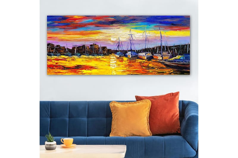 Canvasbilde YTY Landscape & Nature Flerfarget - 120x50 cm - Innredning - Bilder & kunst - Lerretsbilder