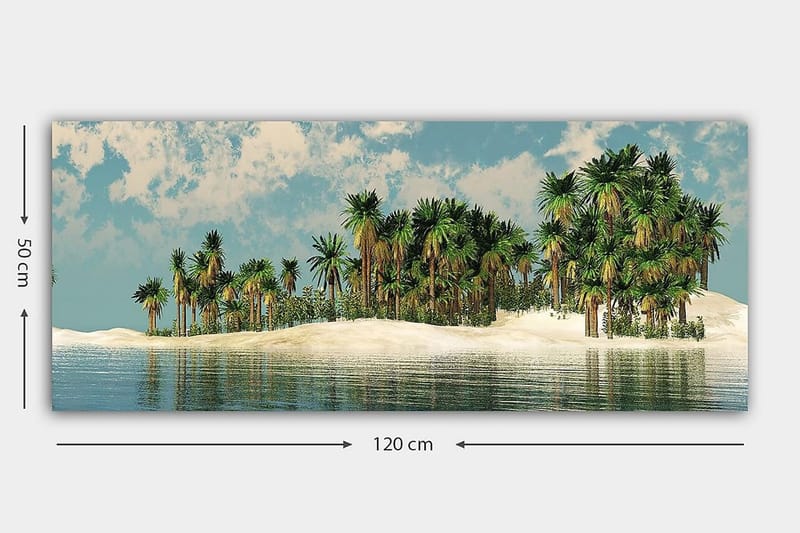 Canvasbilde YTY Landscape & Nature Flerfarget - 120x50 cm - Innredning - Bilder & kunst - Lerretsbilder