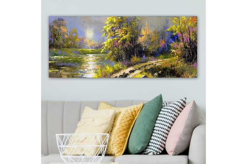 Canvasbilde YTY Landscape & Nature Flerfarget - 120x50 cm - Innredning - Bilder & kunst - Lerretsbilder