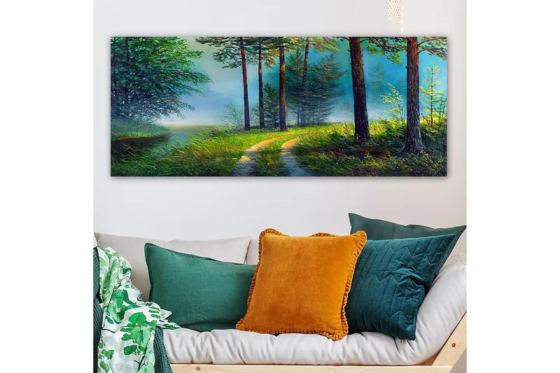 Canvasbilde YTY Landscape & Nature Flerfarget - 120x50 cm - Innredning - Bilder & kunst - Lerretsbilder