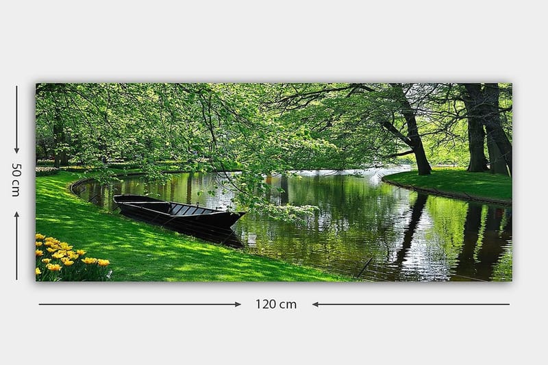 Canvasbilde YTY Landscape & Nature Flerfarget - 120x50 cm - Innredning - Bilder & kunst - Lerretsbilder