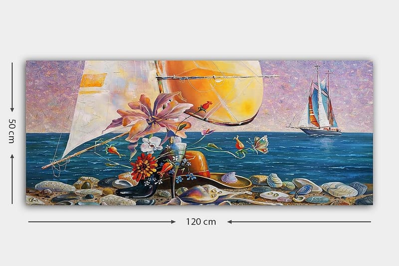 Canvasbilde YTY Landscape & Nature Flerfarget - 120x50 cm - Innredning - Bilder & kunst - Lerretsbilder