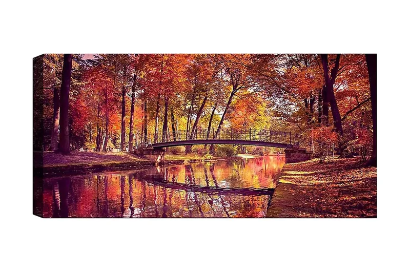 Canvasbilde YTY Landscape & Nature Flerfarget, 120x50 cm