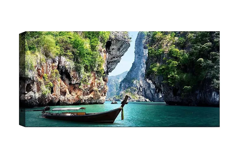 Canvasbilde YTY Landscape & Nature Flerfarget - 120x50 cm - Innredning - Bilder & kunst - Lerretsbilder