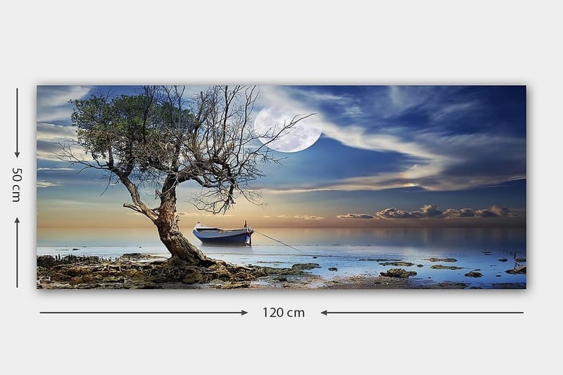 Canvasbilde YTY Landscape & Nature Flerfarget - 120x50 cm - Innredning - Bilder & kunst - Lerretsbilder